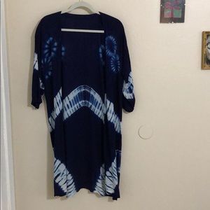 💙Thai indigo dyed cover up